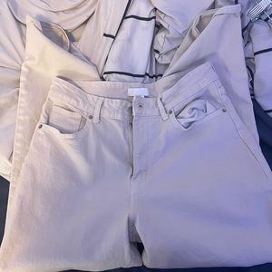 tan khaki style pants